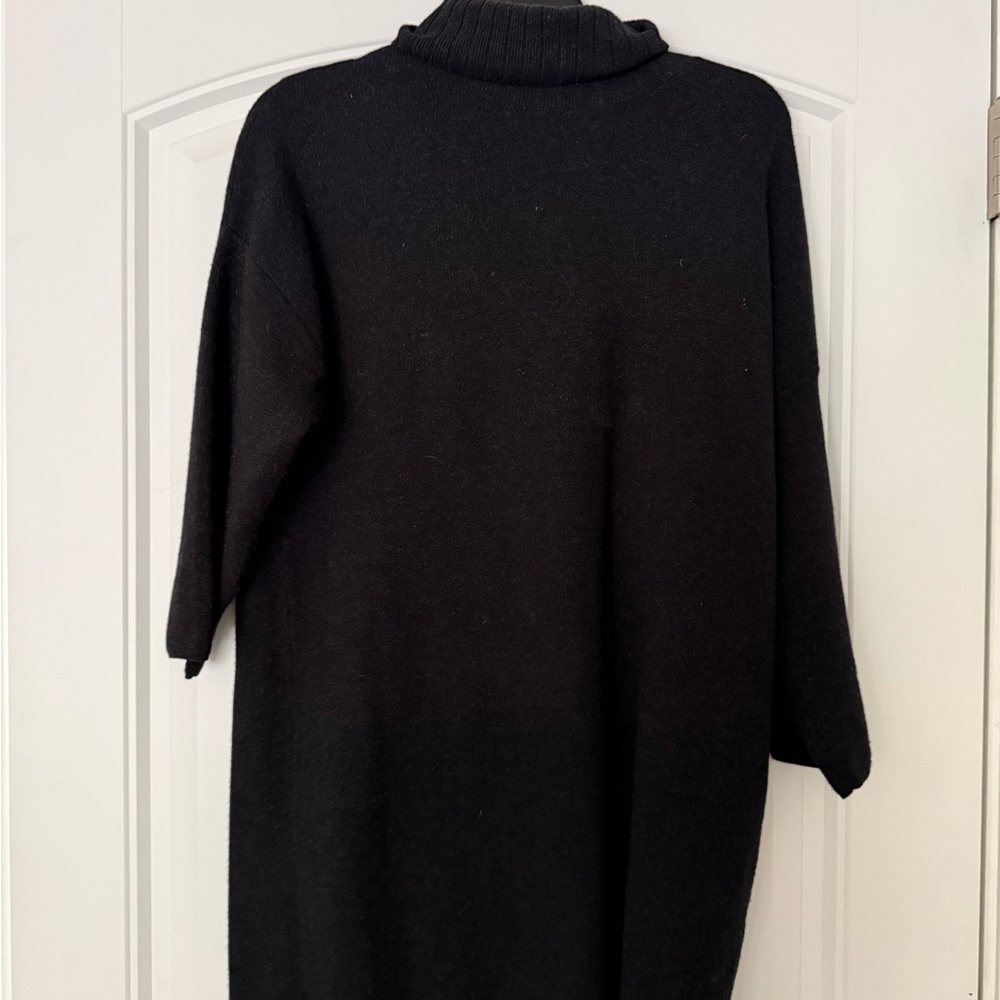 Pomander Place Black Turtleneck Sweater Dress View 3